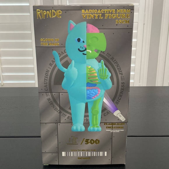 Rip N Dip Limited Edition Radioactive Nerm Vinyl Figure #175 of only 500! - Picture 4 of 16